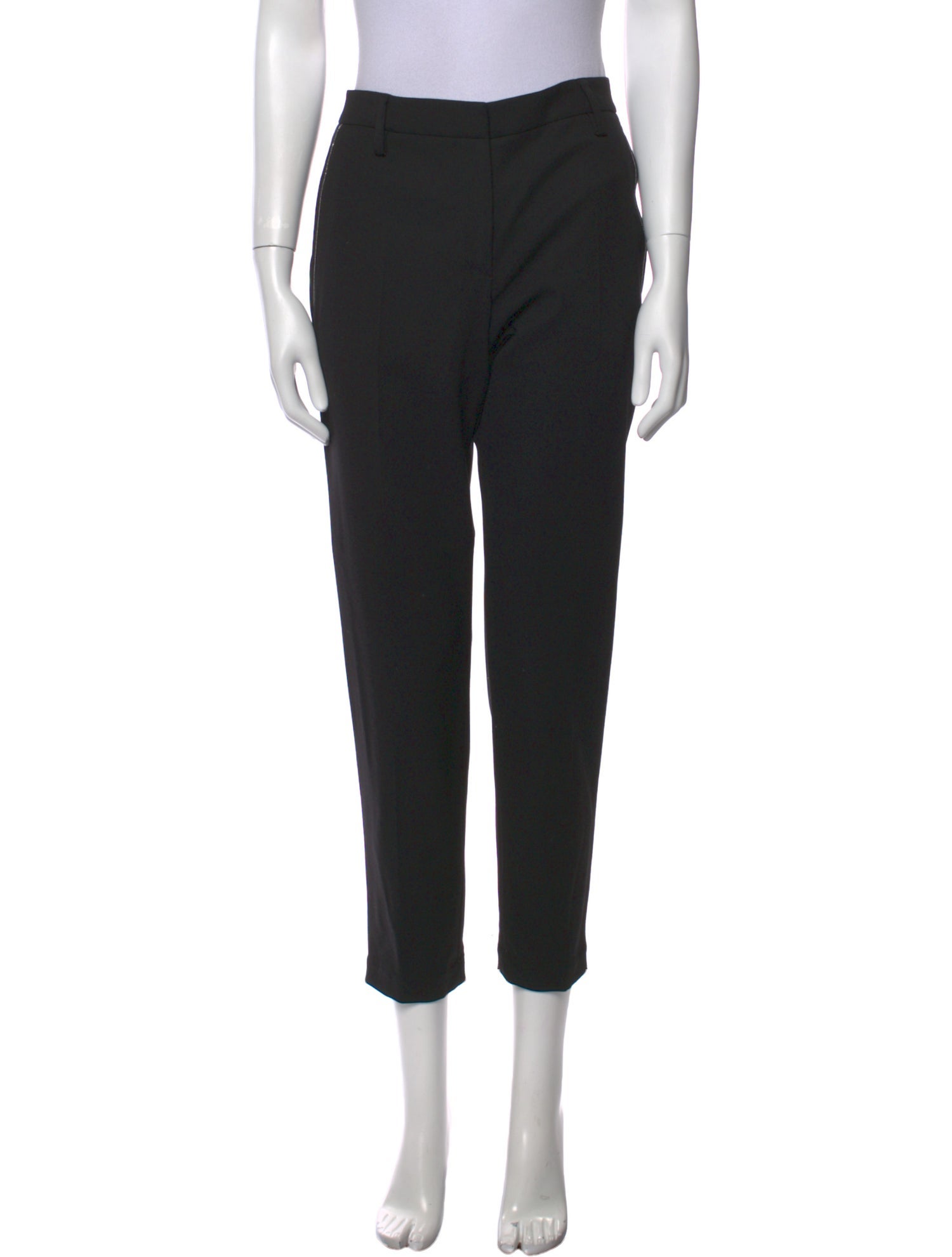 Brunello Cucinelli Virgin Wool Straight Leg Pants