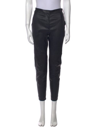 Brunello Cucinelli Leather Skinny Leg Pants