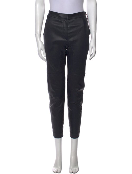 Brunello Cucinelli Leather Skinny Leg Pants