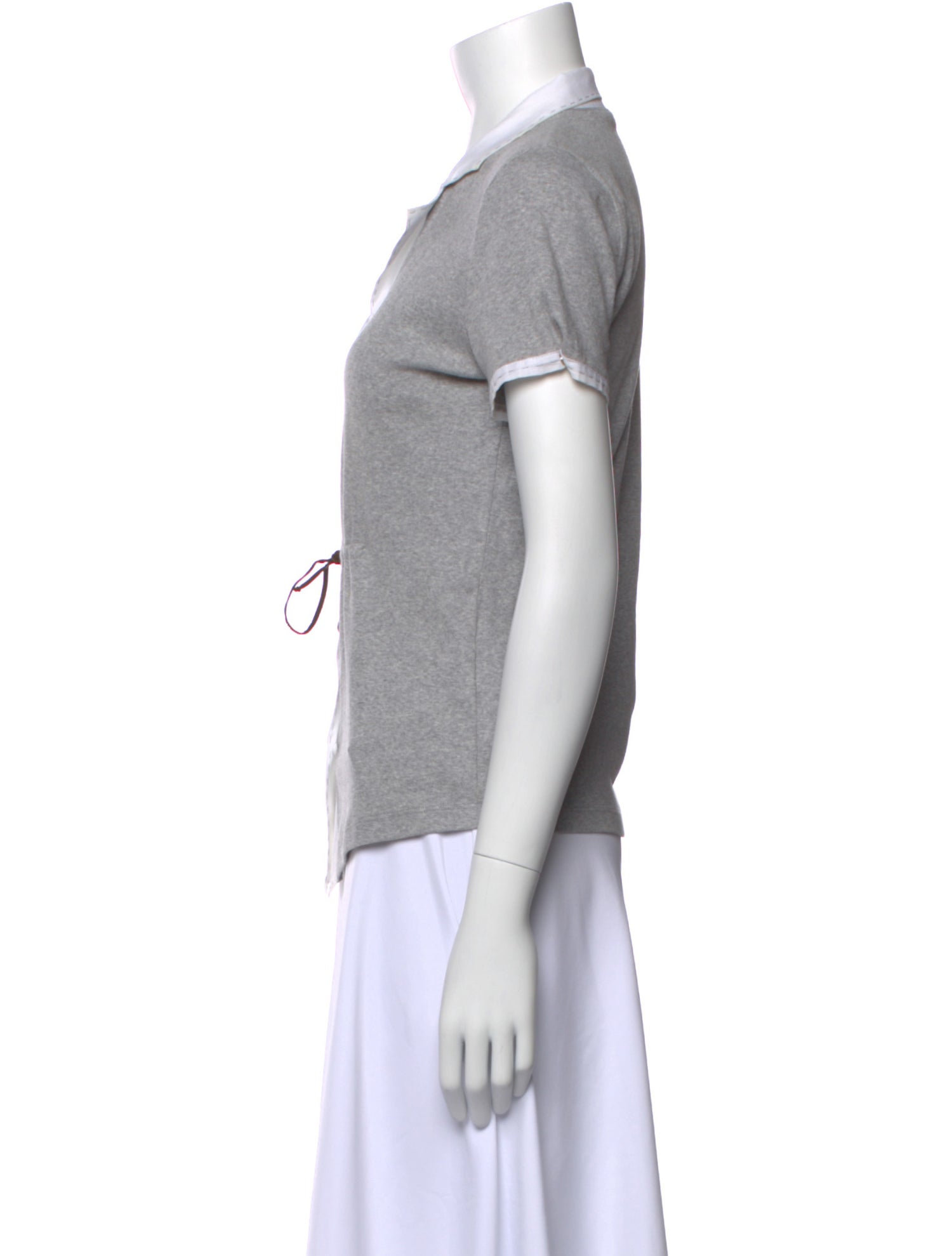 Brunello Cucinelli V-Neck Short Sleeve Polo