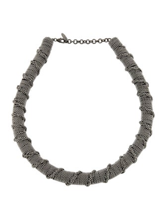 Brunello Cucinelli Beaded Collar Necklace
