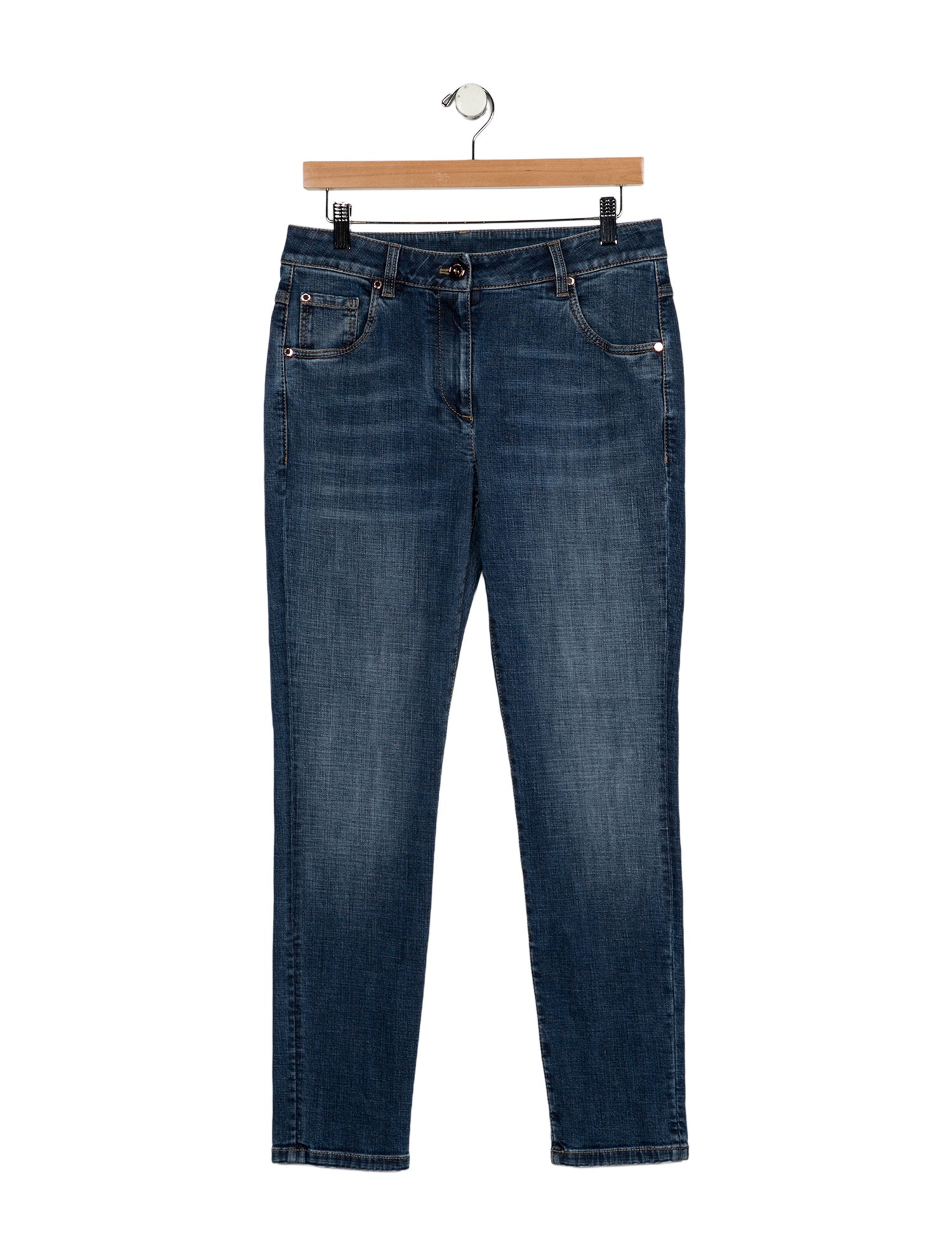 Brunello Cucinelli Mid-Rise Skinny Leg Jeans