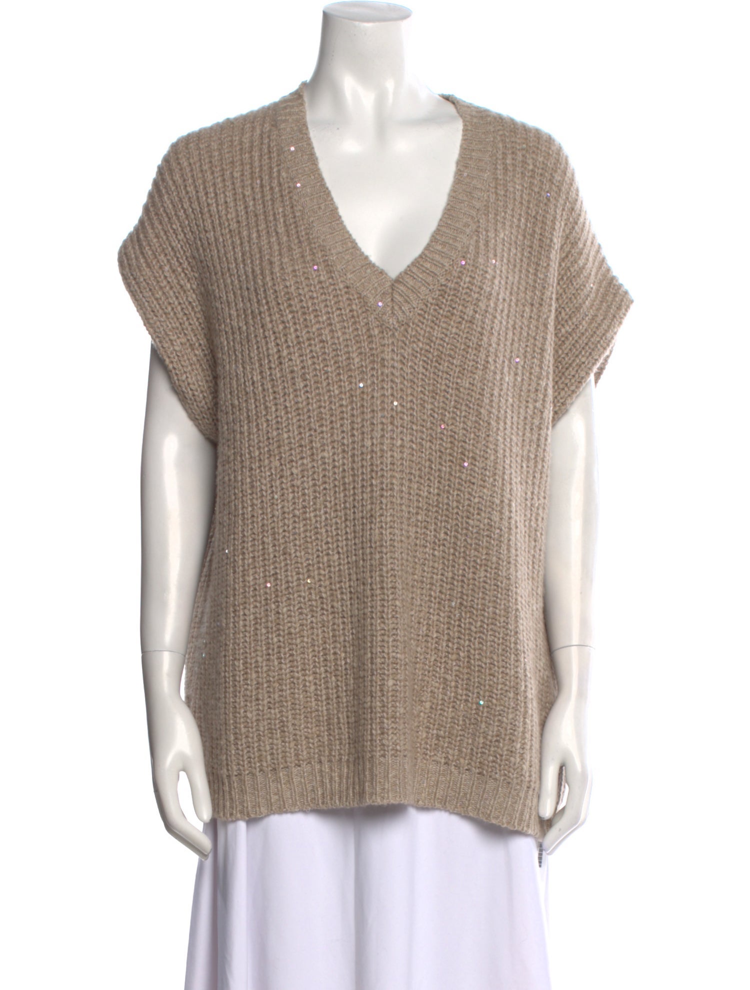 Brunello Cucinelli Cashmere V-Neck Sweater