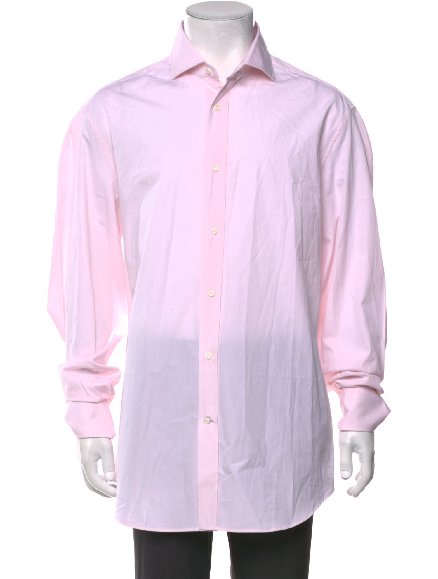 Brunello Cucinelli Striped Long Sleeve Dress Shirt
