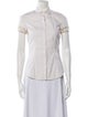 Brunello Cucinelli Short Sleeve Button-Up Top