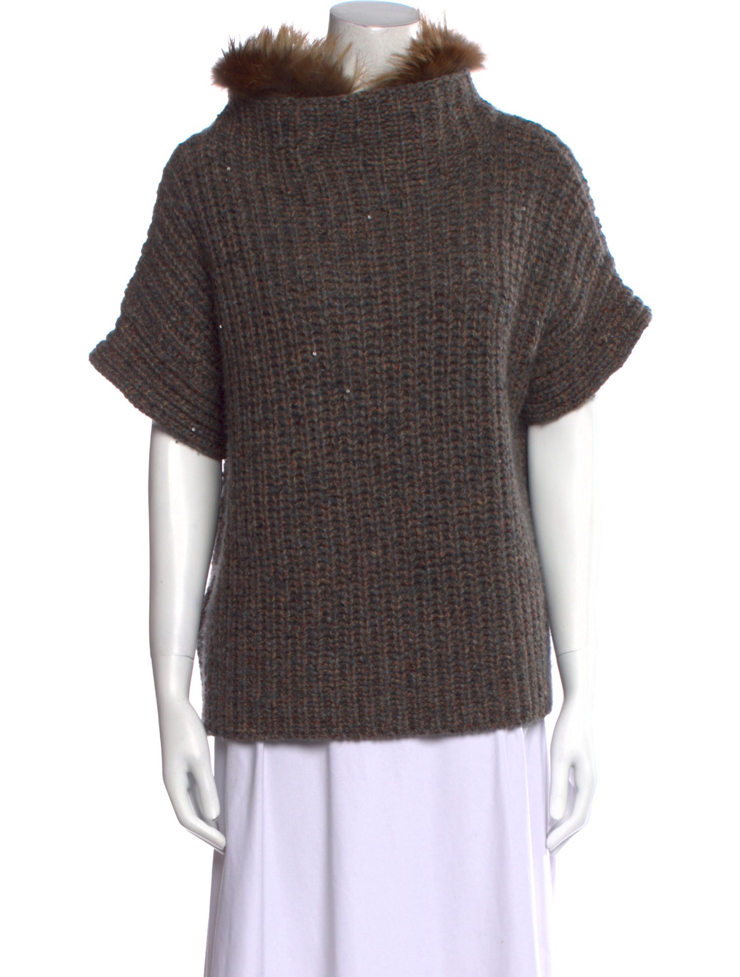 Brunello Cucinelli Cashmere Mock Neck Sweater