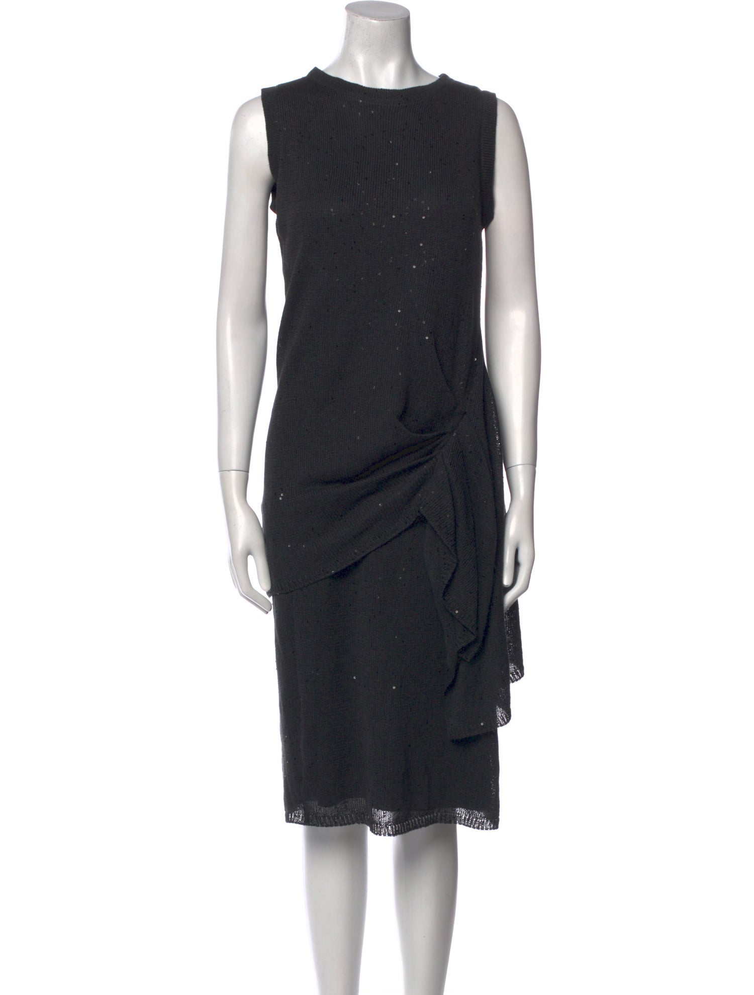 Brunello Cucinelli Linen Knee-Length Dress