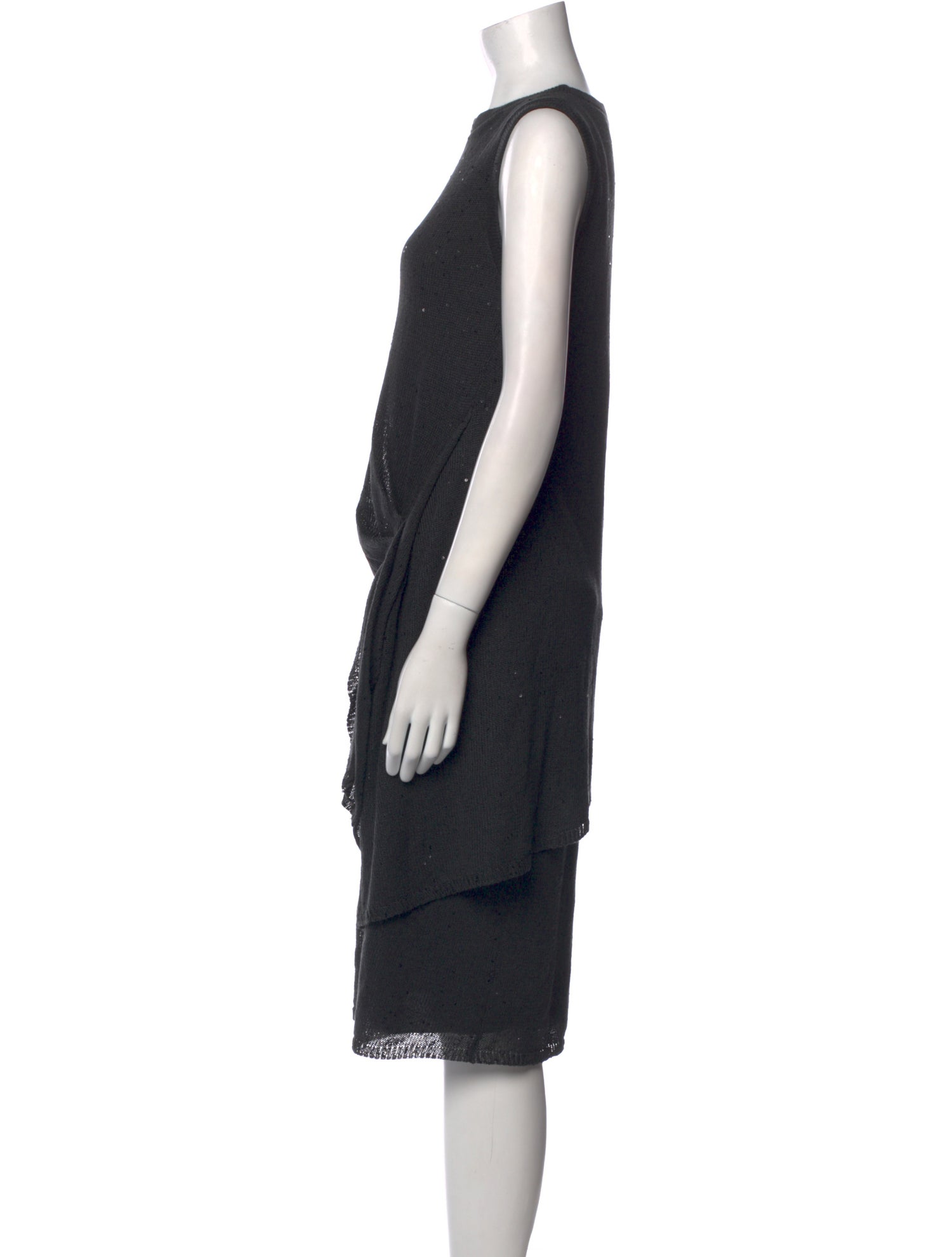 Brunello Cucinelli Linen Knee-Length Dress