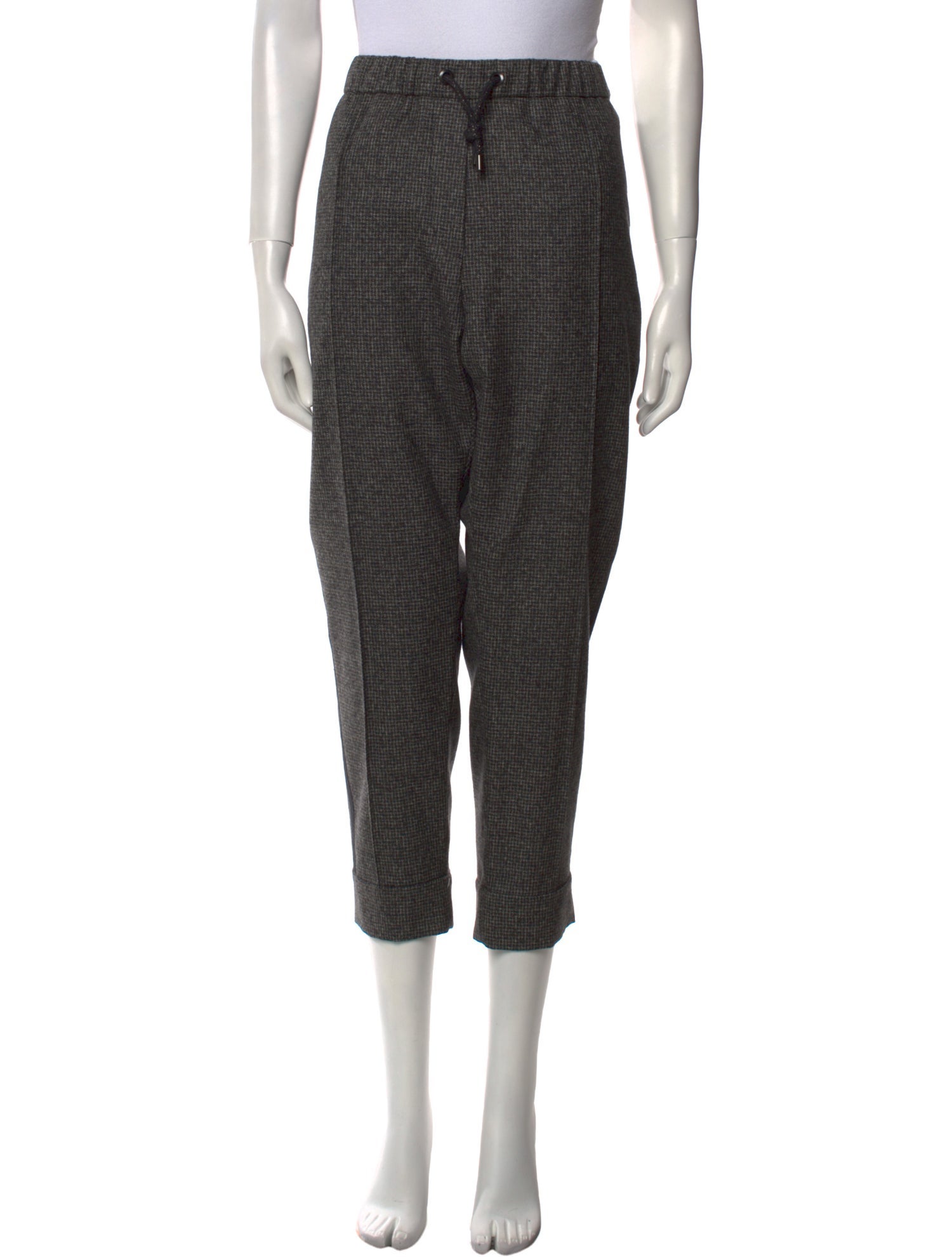 Brunello Cucinelli Virgin Wool Straight Leg Pants