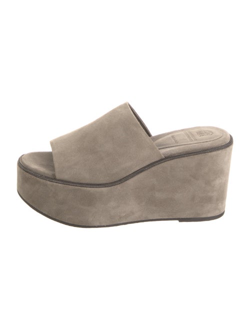 Brunello Cucinelli Suede Slides