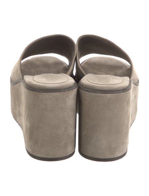 Brunello Cucinelli Suede Slides