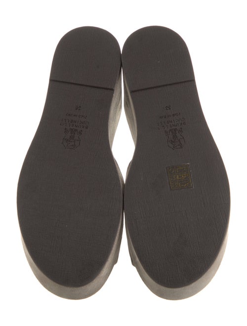 Brunello Cucinelli Suede Slides