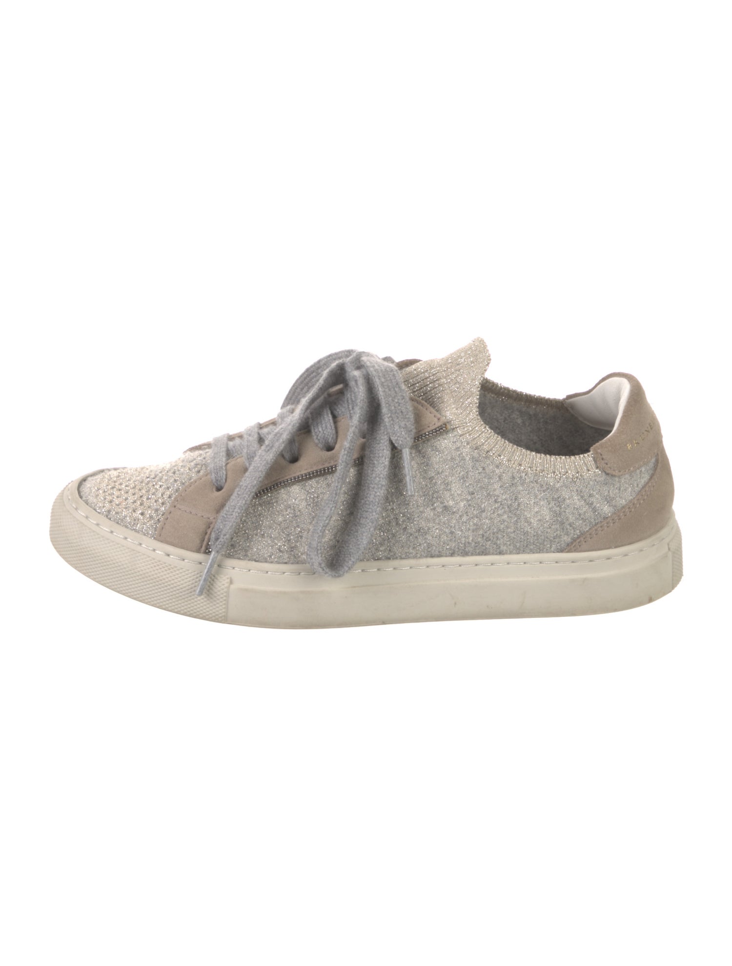 Brunello Cucinelli Colorblock Pattern Sneakers