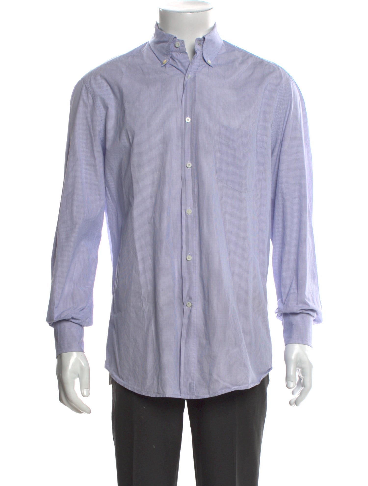 Brunello Cucinelli Striped Long Sleeve Shirt