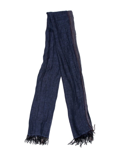 Brunello Cucinelli 'Pursuit of Happiness' Striped Harness Shawl