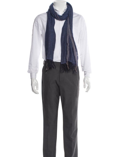 Brunello Cucinelli 'Pursuit of Happiness' Striped Harness Shawl