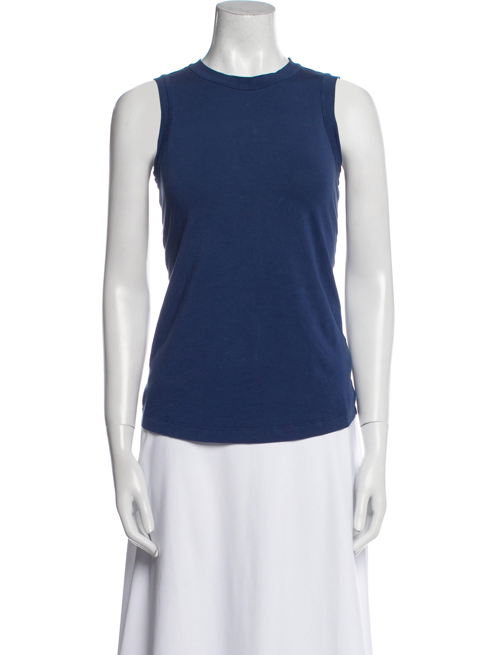 Brunello Cucinelli Crew Neck Sleeveless Top