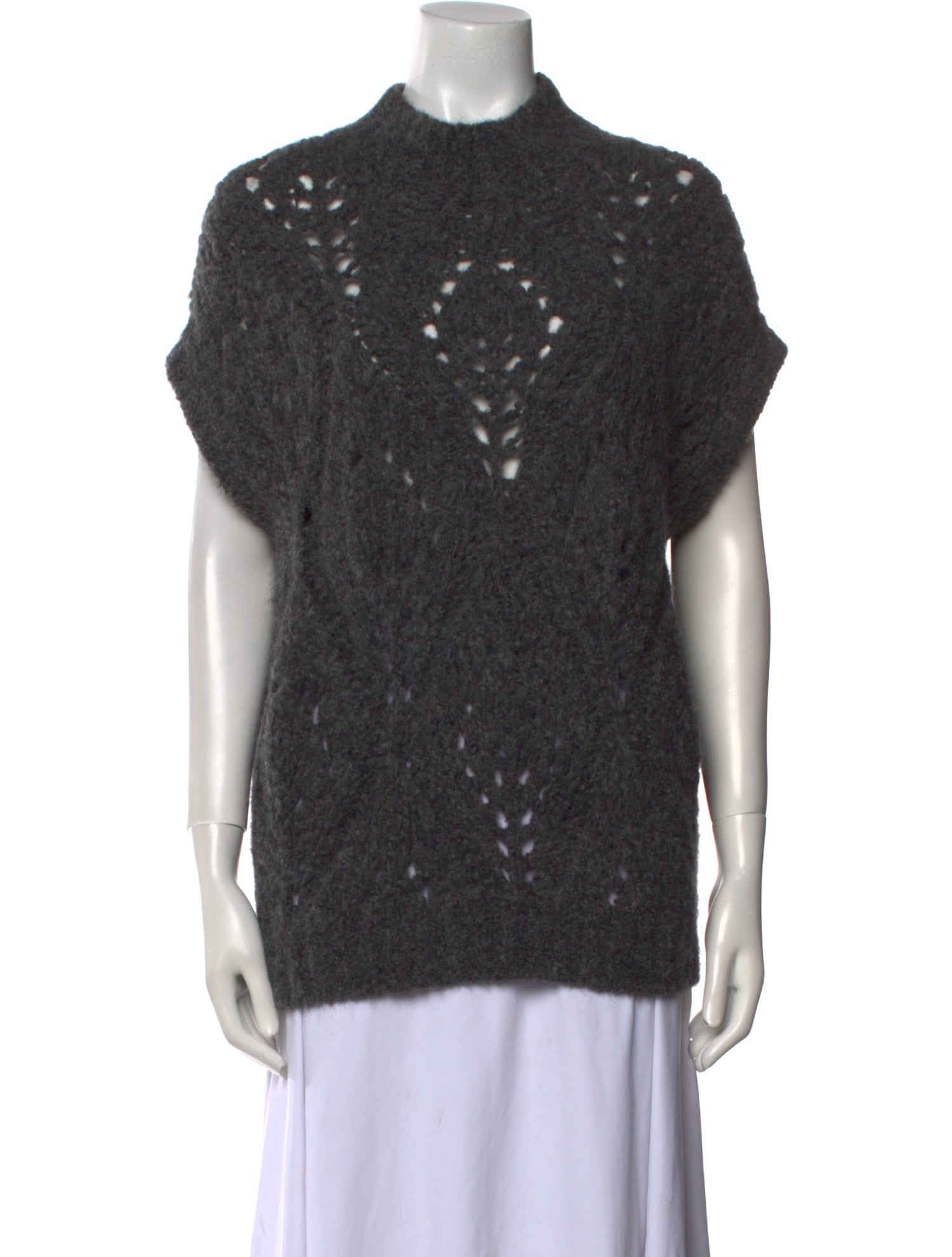 Brunello Cucinelli Alpaca Mock Neck Sweater