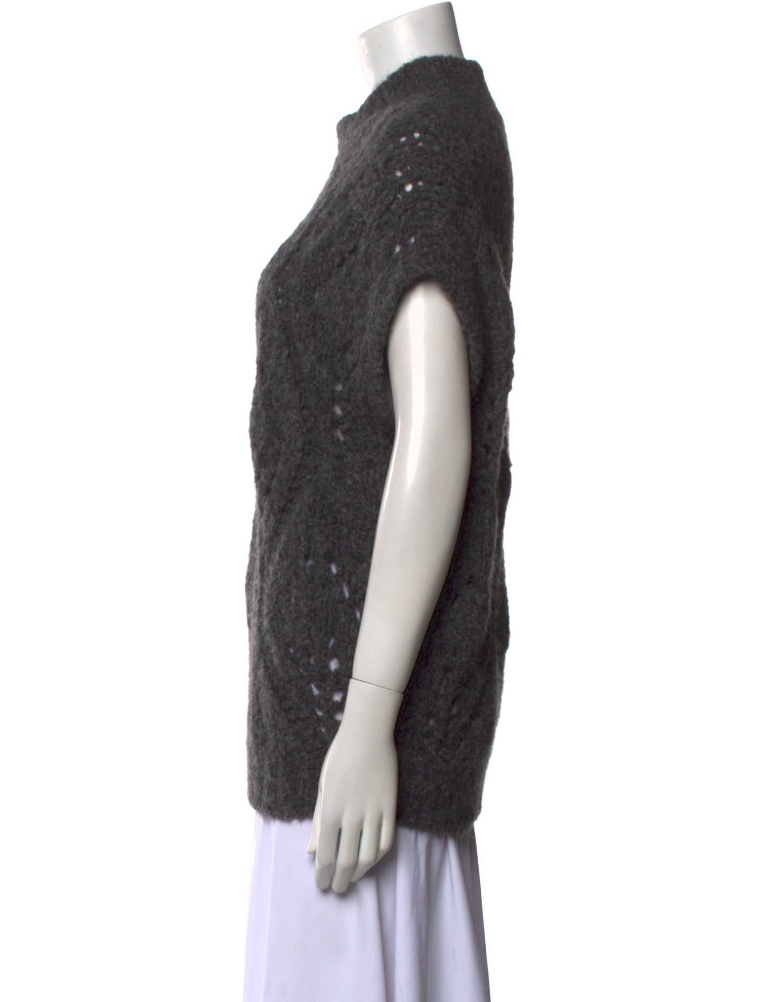 Brunello Cucinelli Alpaca Mock Neck Sweater