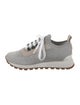 Brunello Cucinelli Colorblock Pattern Glitter Accents Sneakers