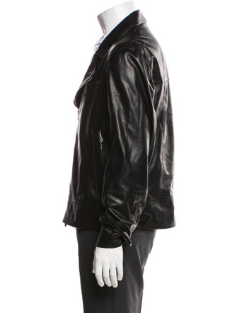 Brunello Cucinelli Leather Moto Jacket