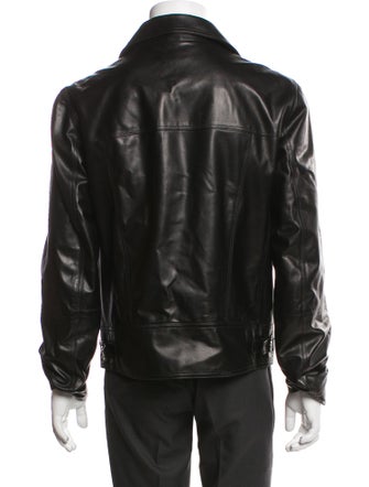 Brunello Cucinelli Leather Moto Jacket