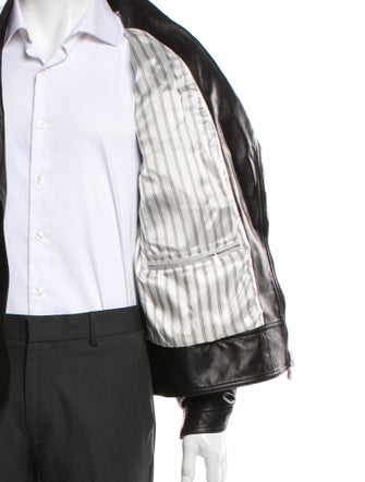 Brunello Cucinelli Leather Moto Jacket