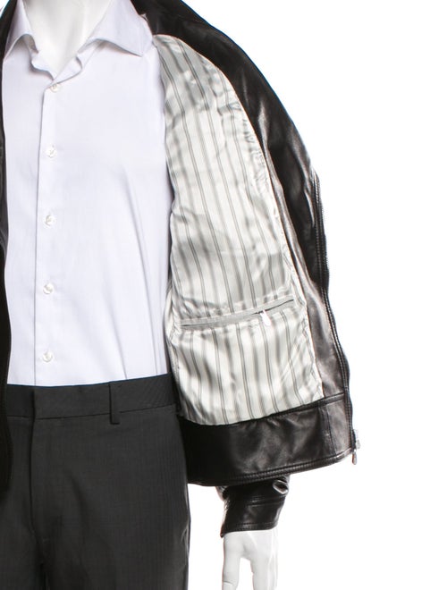 Brunello Cucinelli Leather Moto Jacket