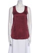 Brunello Cucinelli Silk Scoop Neck Top