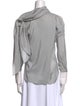 Brunello Cucinelli Silk Striped Top