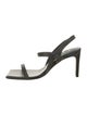 Brunello Cucinelli Monili Leather Slingback Sandals