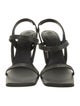 Brunello Cucinelli Monili Leather Slingback Sandals