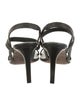 Brunello Cucinelli Monili Leather Slingback Sandals