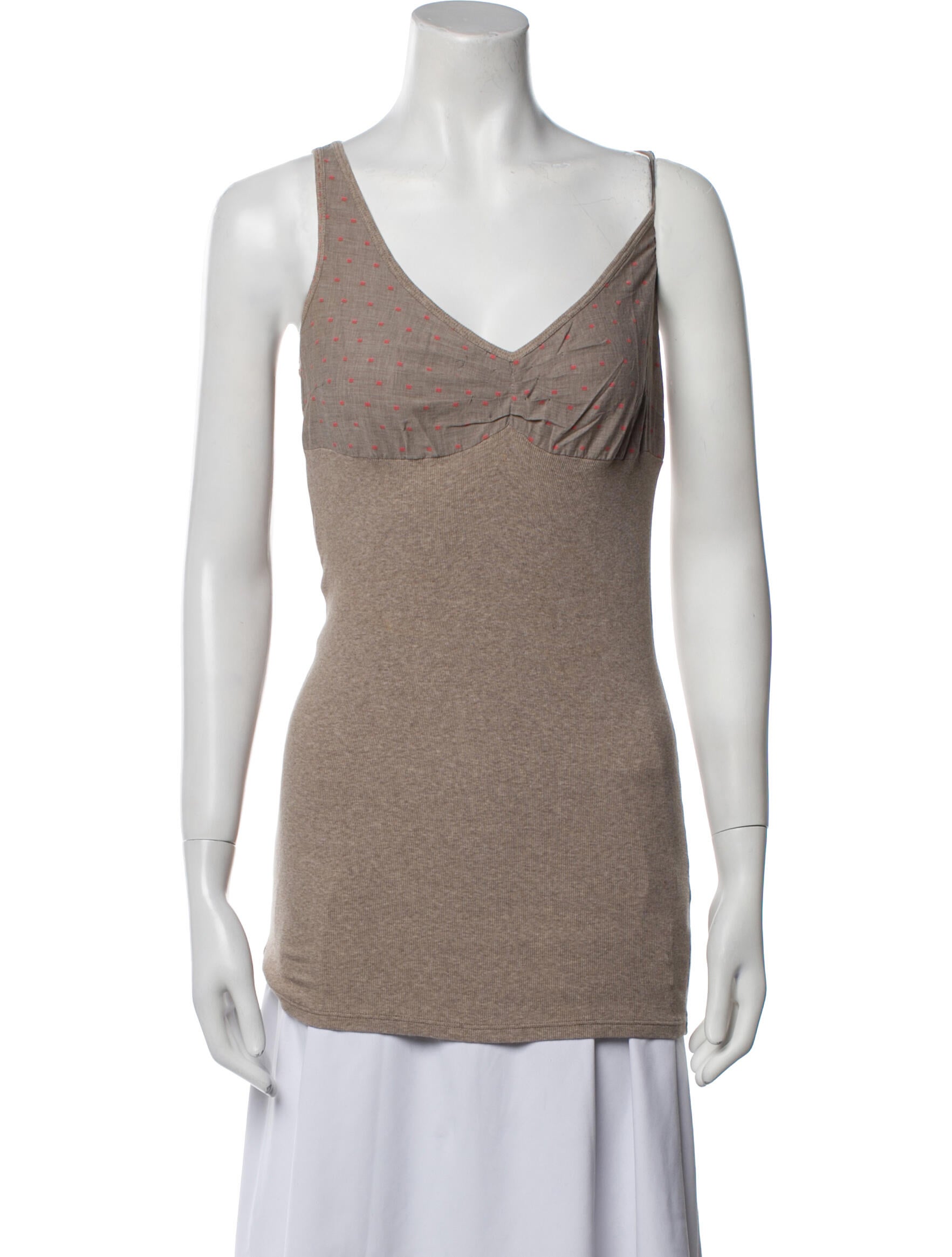 Brunello Cucinelli V-Neck Sleeveless Top