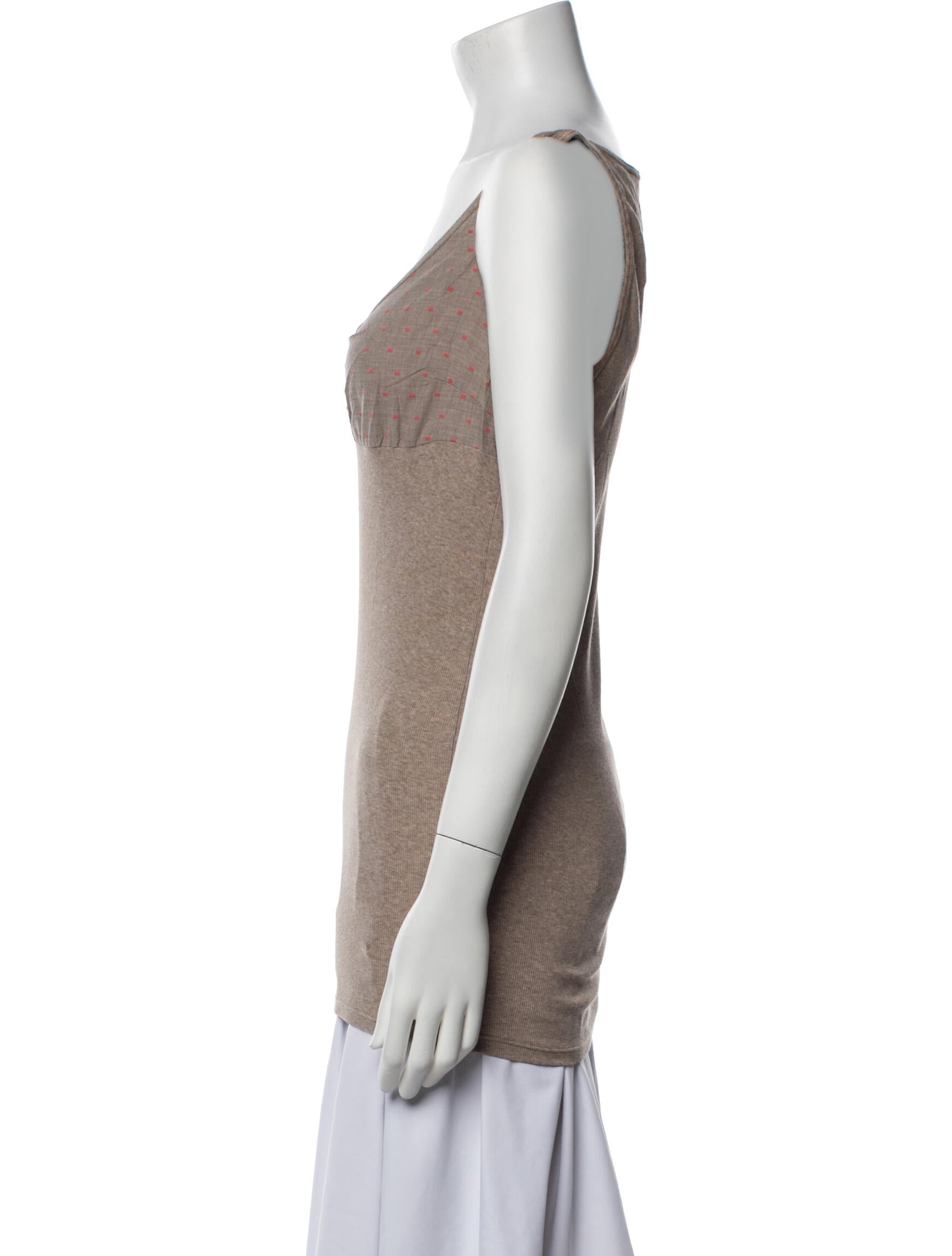 Brunello Cucinelli V-Neck Sleeveless Top