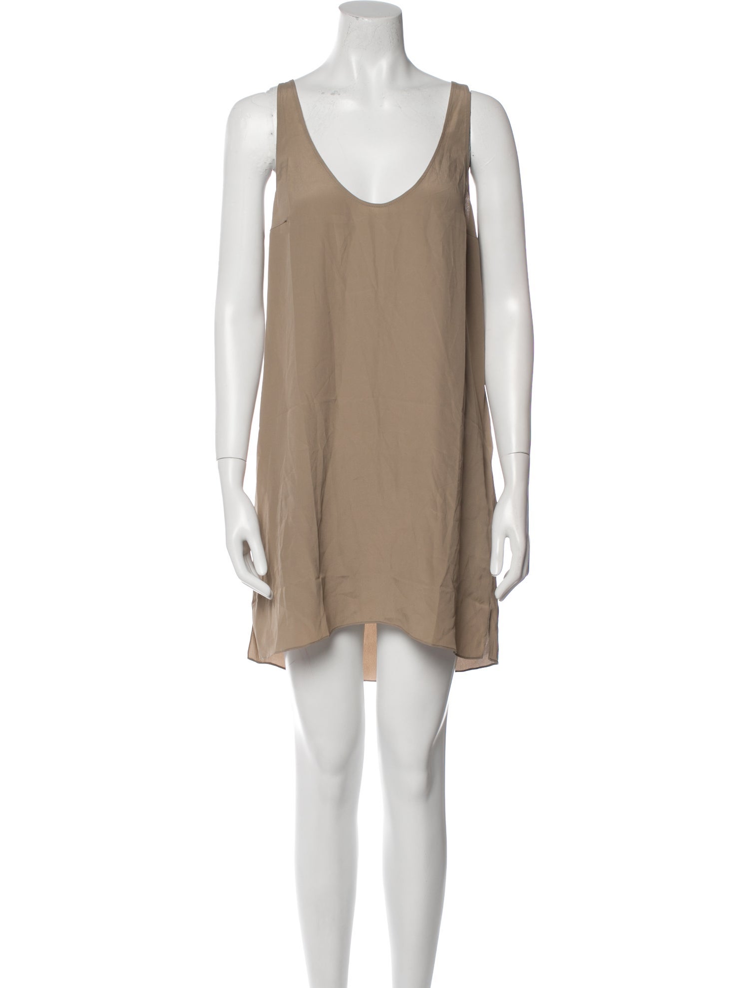 Brunello Cucinelli Scoop Neck Mini Dress