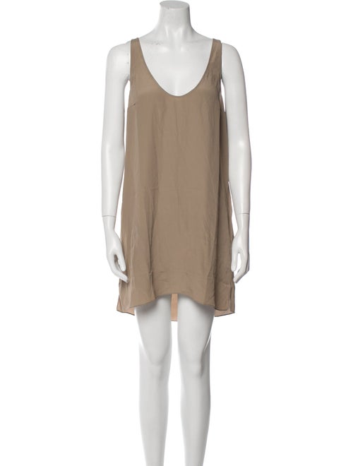 Brunello Cucinelli Scoop Neck Mini Dress
