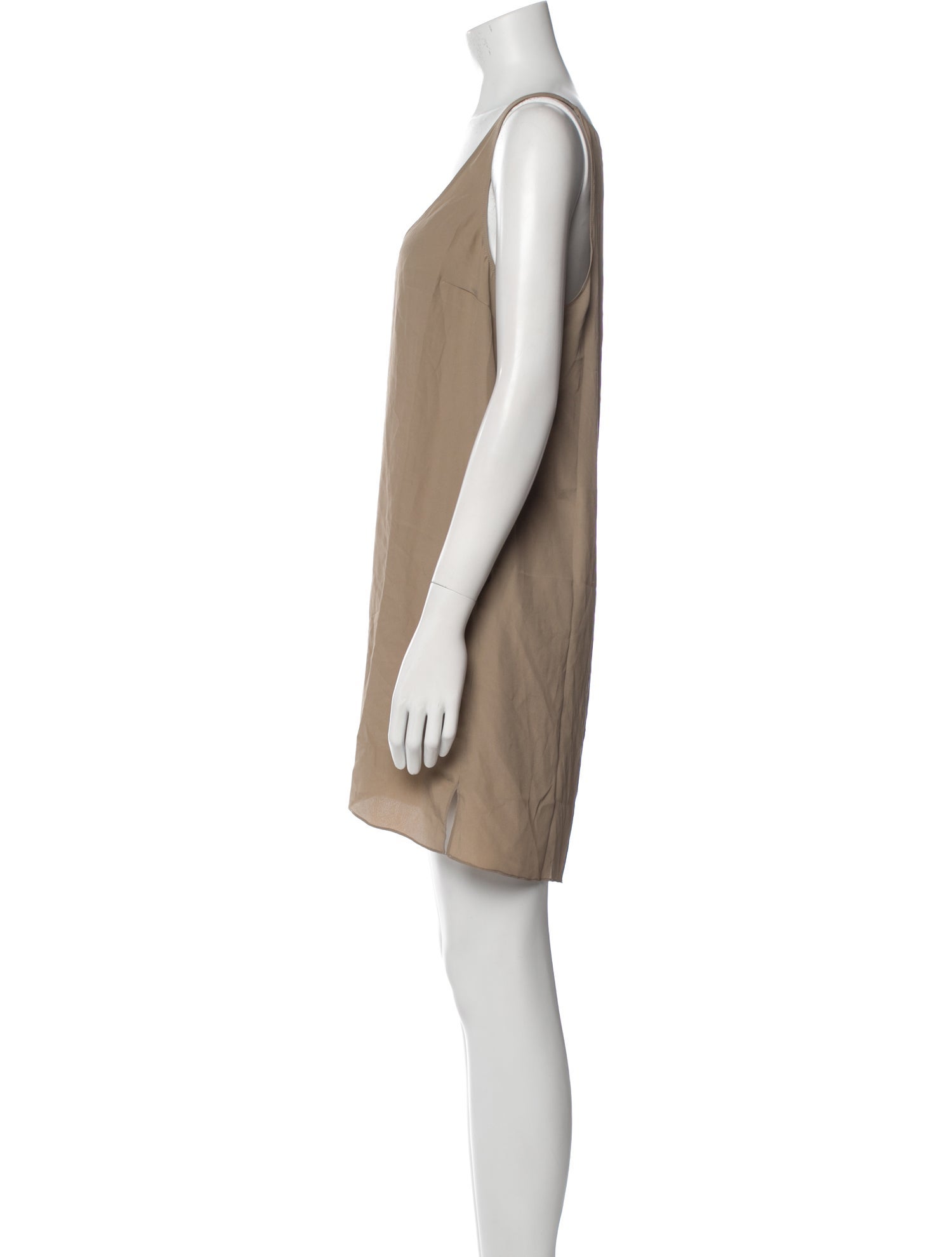 Brunello Cucinelli Scoop Neck Mini Dress