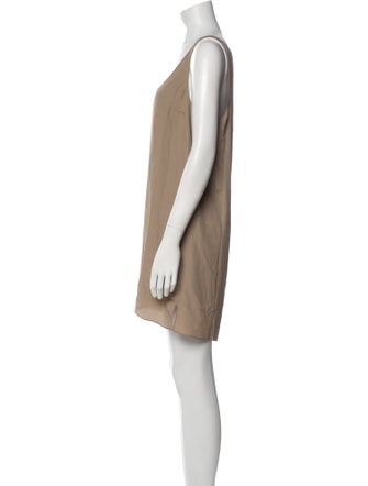 Brunello Cucinelli Scoop Neck Mini Dress