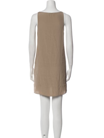 Brunello Cucinelli Scoop Neck Mini Dress