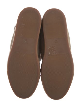 Brunello Cucinelli Leather Fur Trim Lace-Up Boots