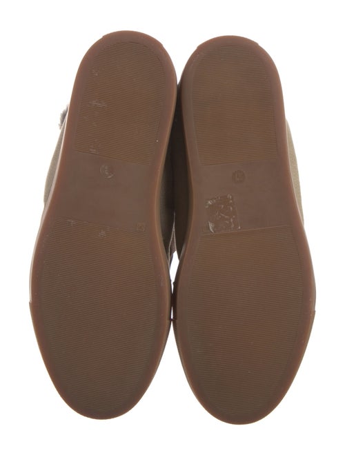 Brunello Cucinelli Leather Fur Trim Lace-Up Boots