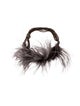Brunello Cucinelli Smoky Quartz, Pyrite & Ostrich Feather Multistrand Necklace