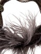 Brunello Cucinelli Smoky Quartz, Pyrite & Ostrich Feather Multistrand Necklace
