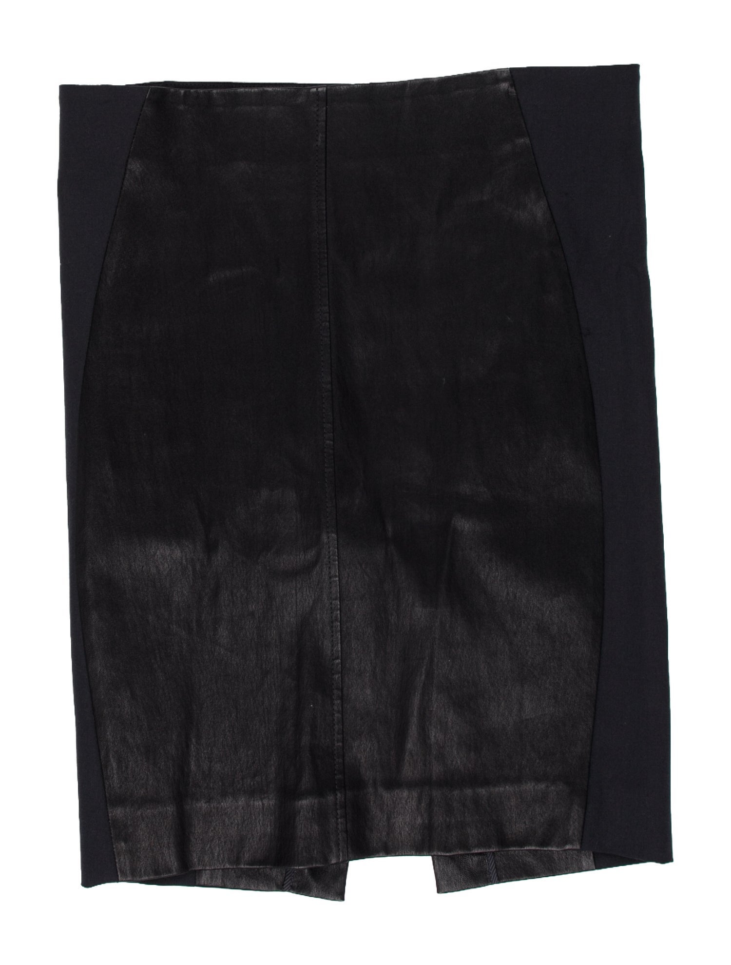 Brunello Cucinelli Leather Knee-Length Skirt