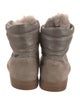 Brunello Cucinelli Monili Suede Lace-Up Boots