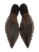 Brunello Cucinelli Suede Beaded Accents Mules