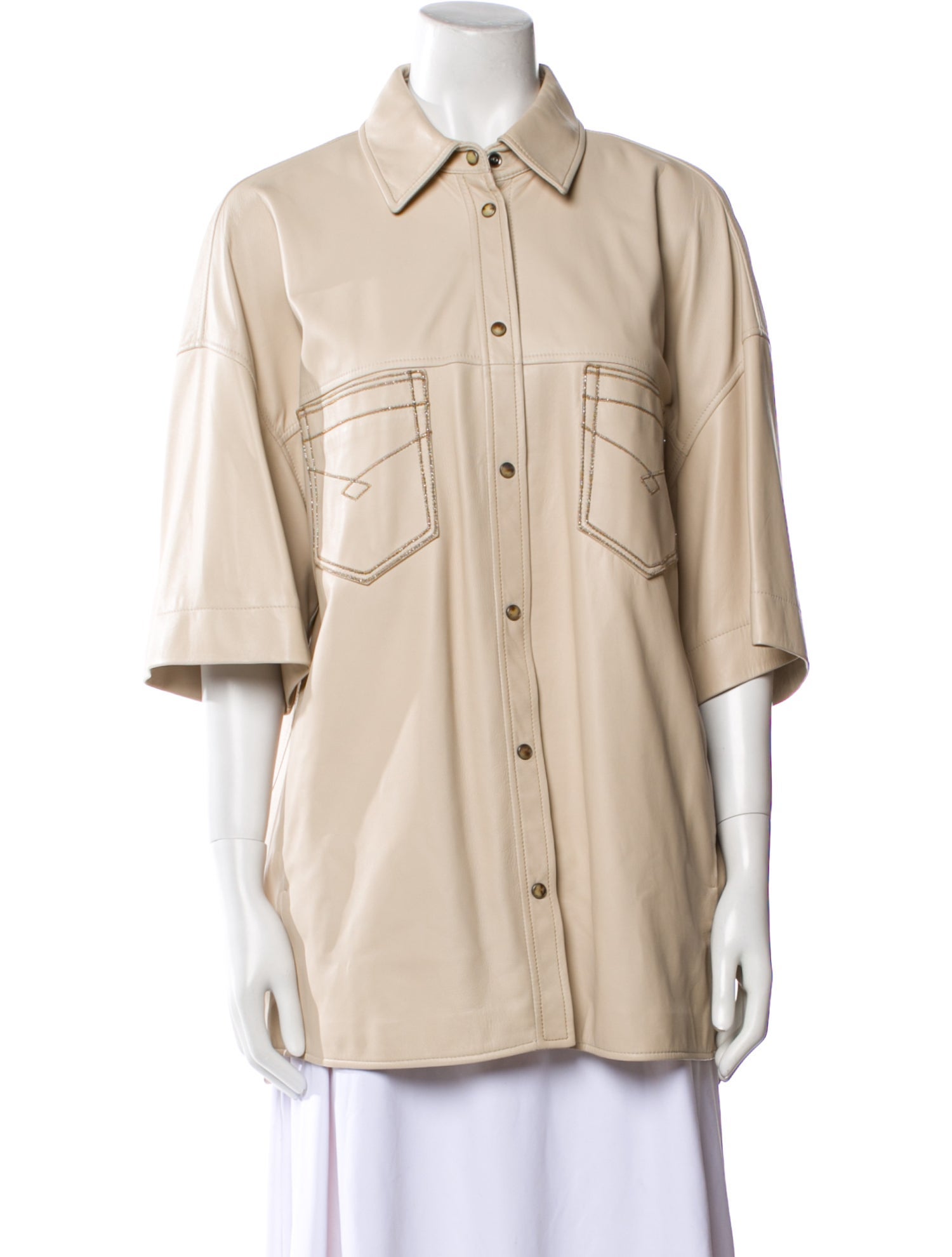 Brunello Cucinelli Leather Jacket