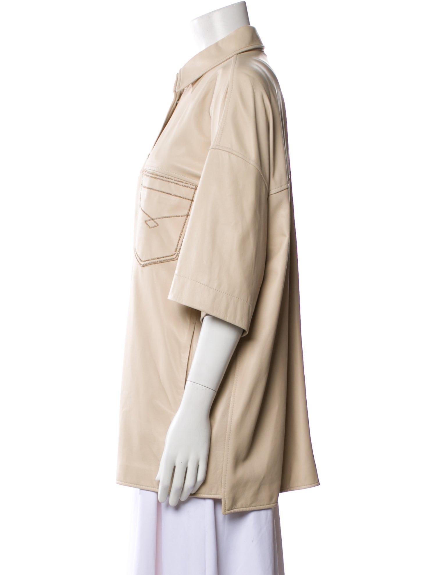 Brunello Cucinelli Leather Jacket