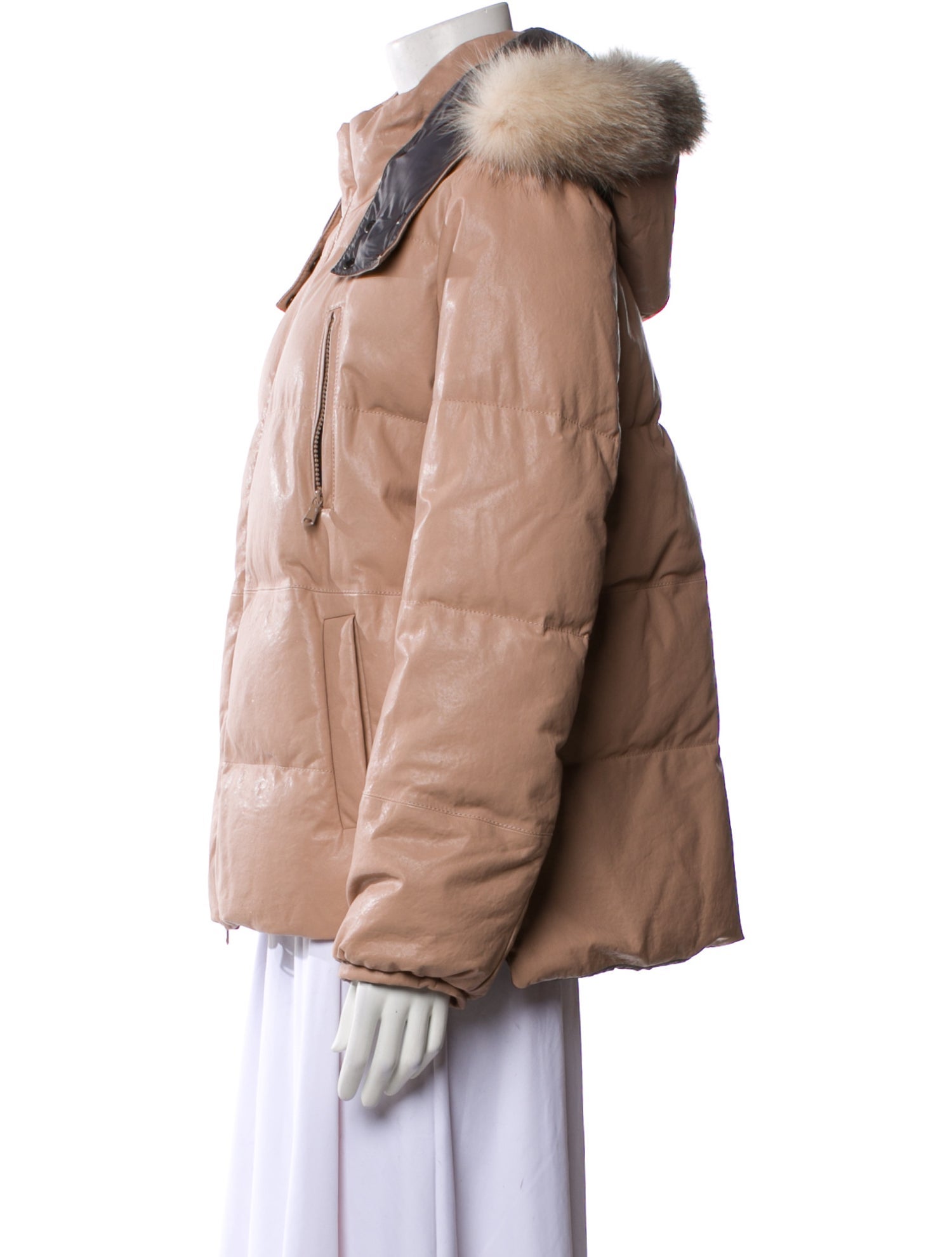 Brunello Cucinelli Leather Parka